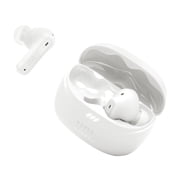 JBL Tune Beam 2 - سماعات أذن داخلية لاسلكية حقيقية لإلغاء الضوضاء - أبيض