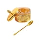 thumbnail image 2 of Azucarero con tapa, tarro decorativo de lujo, Retro a prueba de polvo con cuchara, tarro de comida, botes de dulces para oficina, , hogar, boda, 2 of 9