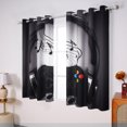 thumbnail image 3 of Alishomtll Black Grey Games Blackout Curtains , Gamepad Grommets Window Curtain for Kids Boys Video Game Room ,104"W x 63"L, 3 of 9
