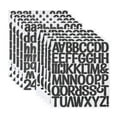 thumbnail image 1 of Uxcell 595 Piezas de Calcomanías de Letras de Vinilo, 10 Hojas de 2 Pulgadas de Calcomanías de Letras y Números Adherentes y Lindas, 1 of 5