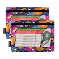 thumbnail image 6 of 2 Pack Flip Folders with Clear PVC Window Binder Pouches 3-Ring Binder Organizer for Office & Home Vividly Colored Flowers, 6 of 6