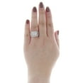 thumbnail image 5 of 10K Yellow Gold Channel Set Round Diamond Engagement Ring Halo Tiered Style 3 Ct, 5 of 5