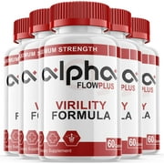 (5 Pack) Alpha Flow Plus - Dietary Supplement - 300 Capsules