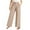 Beige, variant on Ruyang Teens Girls' Dress Pants High Waisted Wide Leg Pants Kids School 𝐔niform Formal Long Lounge Trousers Preppy Clothes
