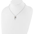 thumbnail image 3 of Sterling Silver Rhod-Pltd Cz/Crystal Hummingbird 16In W/2In Ext Necklace (Width 16.4) (Length 18) - Jbsp, 3 of 5