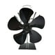 thumbnail image 2 of Ventilador para estufa de leña de 5 aspas, calefactor silencioso y versátil, ventilador para chimenea con alimentación de calor, 2 of 9