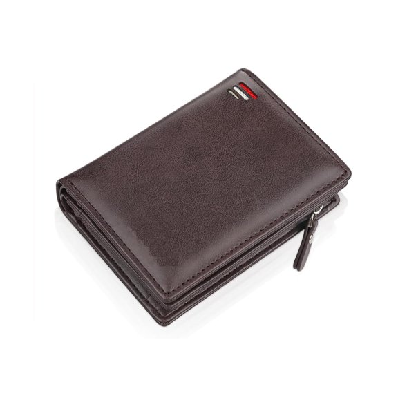Cartera Minimalista Para Hombre  Marrón