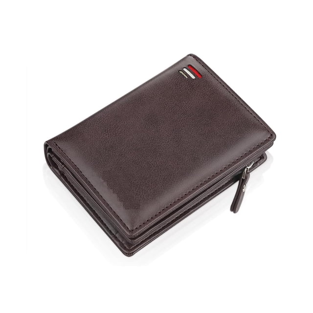 Cartera Minimalista Para Hombre Marrón