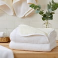 thumbnail image 6 of Great Bay Home Cotton Two-Toned Reversible Quick-Dry Towel Set  (6 Piece Set, White / Ivory), 6 of 6
