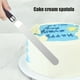 thumbnail image 4 of Set de espátulas offset | Espátula y raspador de acero inoxidable para glaseado de pasteles | Mango de madera de 44.5 cm | Herramienta para decoración, alisado, glaseado y corte de masa | 1 pieza, 4 of 6