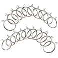 thumbnail image 5 of 80x Anillos de Cortina, 38 mm Diámetro Interno Anillos de Cortinas de Hierro Anillos Colgantes pPlata, 5 of 5