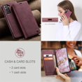 thumbnail image 5 of Galaxy S22 5G Wallet Case, TECH CIRCLE PU Leather Flip Folio Case with Card Holders RFID Blocking Kickstand Shockproof TPU Inner Shell Phone Cover for Samsung Galaxy S22 6.1 inch 2022, Winered, 5 of 10