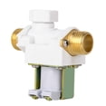 thumbnail image 2 of Electric Solenoid Valve for Solar Water Heater NC 24V 220V Water Air Normally Closed Universal Diaphragm Valve for G1/2" Hose, 2 of 5