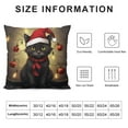thumbnail image 5 of COMIO  Cat Pillow Covers,Cute Christmas Cat Decorations Decor,Christmas Pillow Cases, 5 of 5