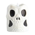 thumbnail image 2 of Konghyp Halloween Decorative Lights Plastic Imitation Candle Skull Ornament Lamp LED Electronic Night Light, Party Decoration, Soft Light Effect, Reusable Christmas Decor, Ghost Festival Ornament, 2 of 6