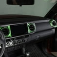 thumbnail image 6 of TINKI Car Inner Central Console Air Conditioning Vent Rings Frame Cover Trim Car Accessories，ABS， Fit for Toyota Tacoma 2016 2017 2018 2019 2020 2021 2022, 6 of 14
