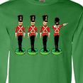thumbnail image 4 of Inktastic Christmas Dabbing Tin Soldier Long Sleeve T-Shirt, 4 of 5