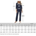 thumbnail image 5 of MintLimit Women's Pajamas Set Nightwear 3/4 Sleeve Shirt with Long Pants Sleepwear Tie-dyed V-neck Loungewear Pjs with Pockets, 5 of 5