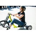 thumbnail image 5 of Razor DXT Drift Trike - Black/Yellow Steel Frame, 3-Wheeled Ride on Tricycle for Teens and Adults, 5 of 11