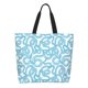 thumbnail image 1 of Fotbe Blue Snake Bolsa Tote Estética de Lona con Estampado para Mujer - Bolsa Reutilizable de Hombro Casual para Vacaciones, Compras, Trabajo y Gimnasio, 1 of 8