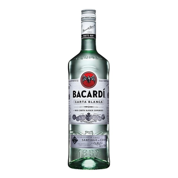 Pack de 4 Ron Bacardí Carta Blanca 980 ml Bacardí