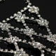 thumbnail image 4 of Pulsera de diamantes de imitación con anillo para el dedo para mujer y niña., 4 of 5