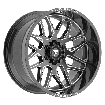 20x12 Fittipaldi Offroad FA19BM Black Milled Wheel 8x6.5 (-44mm)