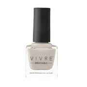 VIVRE   Breathable - Water, Oxygen Permeable - Vegan- Toxic Free- Halal - Nail Polish:  Always on Taupe