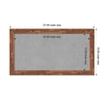 thumbnail image 3 of Amanti Art Fresco Light Pecan Framed Magnetic Board 27 x 15 in., 3 of 6