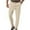Beige, variant on Zkozptok Men's Casual Golf Pants Elastic Waist Drawstring Straight Leg Pants Solid Color Dressy Trousers with Pockets