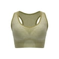 thumbnail image 3 of Sports Bras Women Mini Lace Full Coverage Wireless Bra With No Padding Design Queen Size Comfort Brassiere Femme Khaki XXXXL, 3 of 3