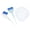 Blue, variant on 1 Set Hair Coloring Brush Hair Dye Brush Hair Dye Mixing Bowl Barber Hair Dye Bowl