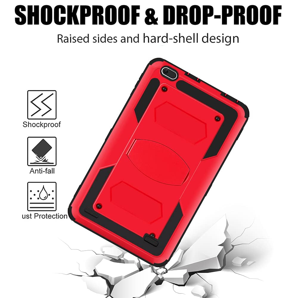 LFDZ MatrixPad S8 Hülle,Schutzhülle mit Hochwertiges PU Leder Tasche Case für 8 VANKYO MatrixPad S8 Dragon Touch Notepad Y80 Tablet,Almond Blossom 