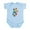 Sky Blue, variant on CafePress - Play Doh Cans Splatter Body Suit - Baby Light Bodysuit, Size Newborn - 24 Months