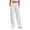 White, variant on oqasdz Womens Sweatpants Solid Color Line Straight Leg Casual Sports Active Sweat Pants with Functional Pockets