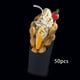thumbnail image 5 of 50 Uds. de vasos de papel Kraft para gofres de huevo, soporte para , suministros para hornear, conos de papel, caja para hornear gruesa para Negro Macarena Porta Papas Fritas, 5 of 8
