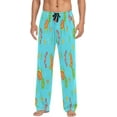 thumbnail image 2 of Cartoon Marine Animals Men's Pajama Pants Lightweight Sleepwear Bottom Lounge Pants, 2 of 6