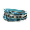 thumbnail image 3 of EHJRE Wrap Bracelet Decor Charm Fashion Birthday Gift Handcrafted Wristband Blue, 3 of 9