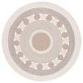 thumbnail image 2 of Safavieh Braided Haven Geometric Reversible Area Rug, Beige/Ivory, 5' x 5' Round, 2 of 7