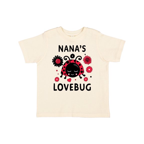 Inktastic Valentine's Day Nana's Lovebug Boys or Girls Toddler T-Shirt