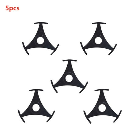 

5 pcs Black Durable 7 Inch Vinyl Record Adapter Converter For 45RPM Turntable Phonograph Accessories