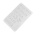 thumbnail image 6 of DIY Digital Symbol Cake Mold Silicone Baking Cake Mold Hebrew Letters Silicone, 6 of 9