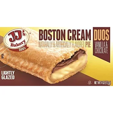 JJ's Bakery Pies Variety Pack (Boston Cream / Chocolate / Banana) (Pack of 12)