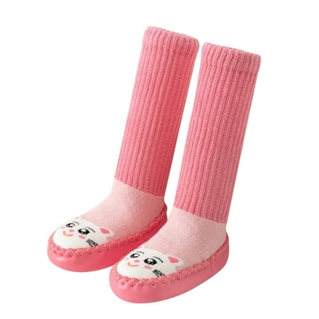 

QYZEU Boys Shoes Size 11 Kids Shoes 12 Months Boys Girls Kids Socks Shoes Toddler Shoes Floor Socks Shoes Bear Blue Outwear