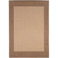 thumbnail image 1 of Couristan 10053000053076T 5 ft. 3 in. x 7 ft. 6 in. Recife Checkered Field Rug - Natural & Cocoa, 1 of 1
