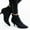 Black, variant on Women's boots Spring new pointy heel ankle boots fashion leopard print side zipper heel naked boots