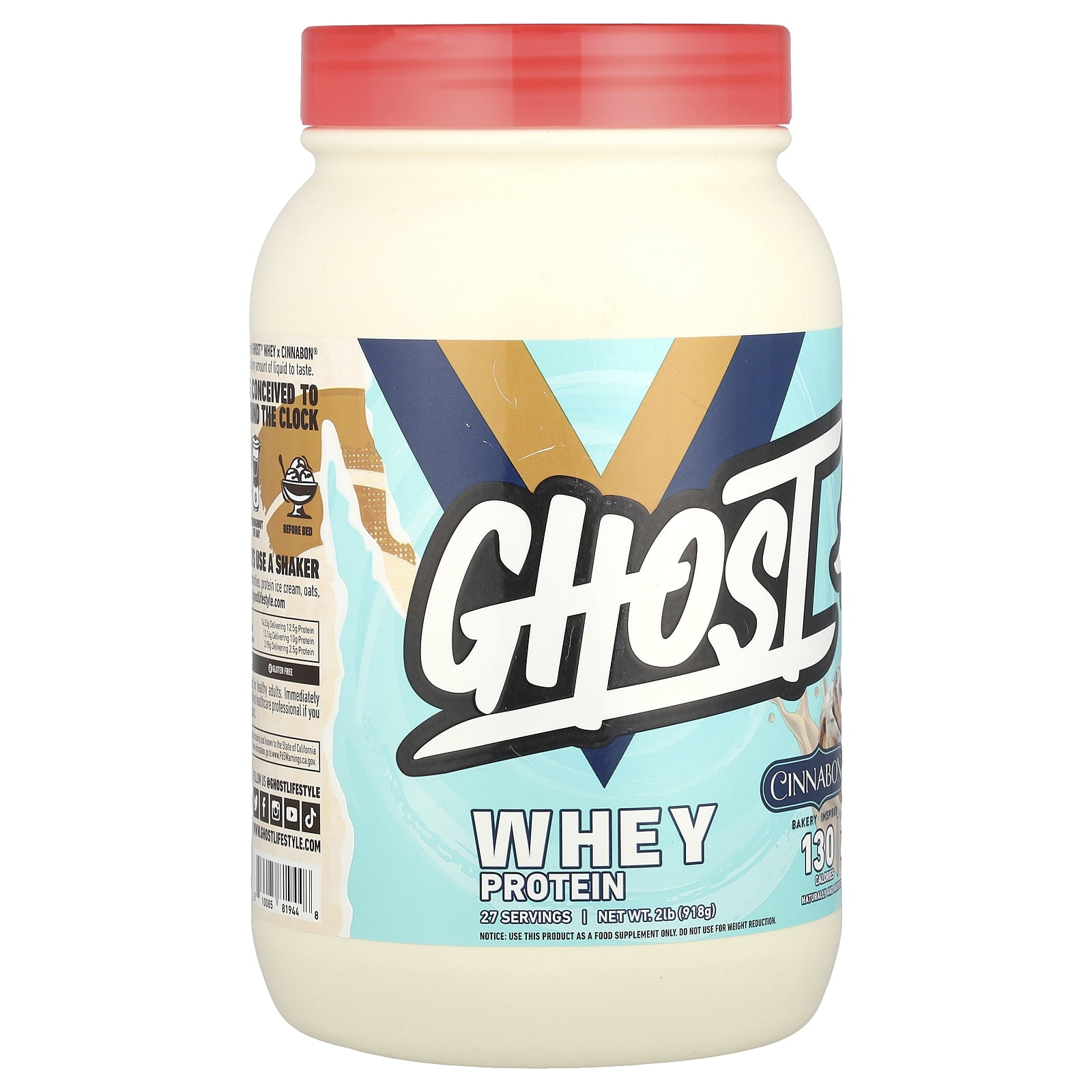 Ghost Whey Protein, Cinnabon®, 2 lb (918 g)