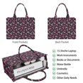 thumbnail image 2 of Large Capacity Tote Bag,Breast Cancer Handbag Fashion Luxury Tote Bag,15.7"x13"x 5.1" Inches,Laptop Compatible, 2 of 6