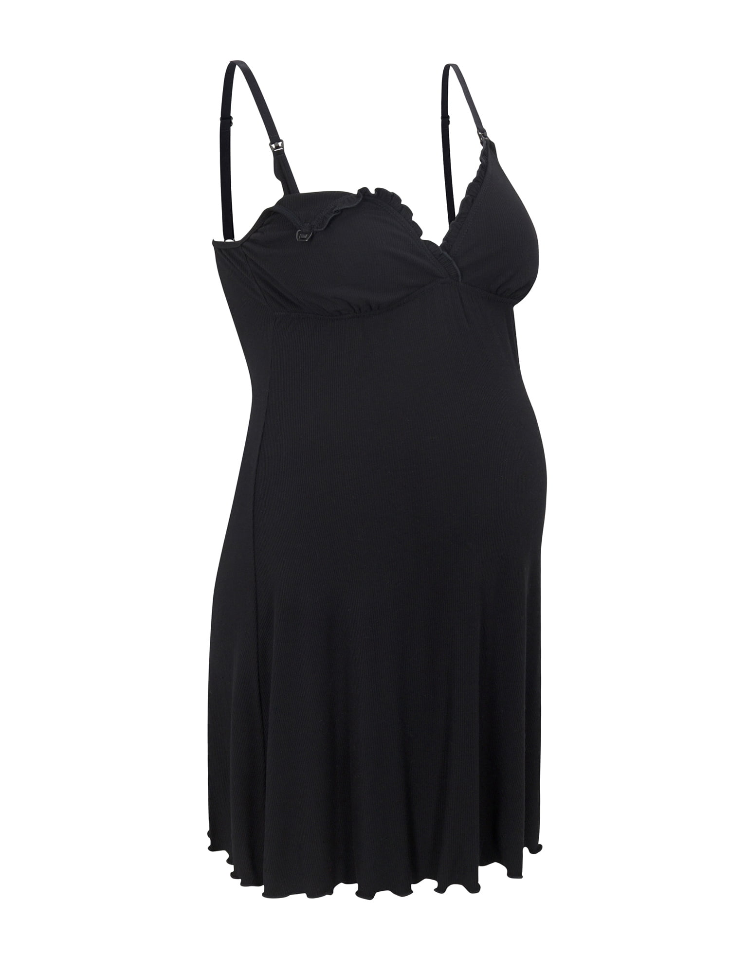 Ingrid & Isabel For Every Belly Women's Maternity Model Rib Crossover Chemise, Sizes S-XXXL