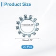 thumbnail image 2 of 20Pcs SAE 7/16" Zinc-Plated Carbon Steel External Tooth Lock Washer, 2 of 6